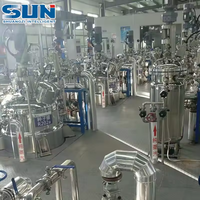 Équipement d'extraction et de fermentation automatique SUN en acier inoxydable 1000L avec contrôle PLC pour la production d'acide lactique