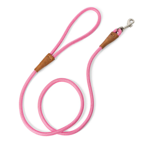 Guinzaglio per Cani in Corda Personalizzato Rosa Pastello Resistente in Corda da Arrampicata 150cm con Clip Metallica Antiruggine - Product Image 3