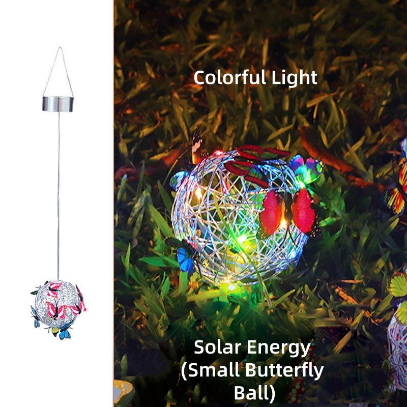 Lumière colorée de petit papillon