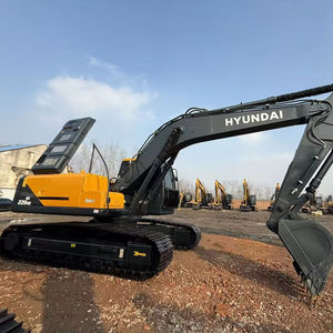 Excavatrice sur chenilles hydraulique d'occasion Hyundai 220 à vendre, avec moteur et roulement, capacité de la cuve de 1,0 m, poids opérationnel de 20 tonnes - Product Image 2