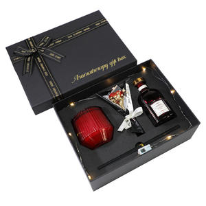 Juego de Regalo LANJO con Vela Aromática de Cera de Soya y Difusor de Varillas con Logotipo Personalizado - Marca Privada - Decoración Navideña, para Bodas y Hogar - Product Image 6