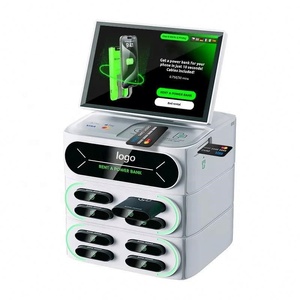 Customized 10.1 Lcd Screen 8-Slots <b>Mobile</b> Share Charging Cabinet High-Capacity Power Bank - Product Image 1