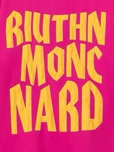 เสื้อยืดโอเวอร์ไซส์ลายกราฟิก RIUTHN MONC <span class=keywords><strong>NARD</strong></span> พิมพ์ลายตัวอักษรหลากสี สไตล์ลำลอง ยูนิเซ็กส์ คอกลม แขนสั้น ฮิปฮอป สตรีทแวร์ - Product Image 6