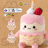 Boneka Lilin Stroberi Kustom untuk Kue Ulang Tahun, Hipoalergenik, Isian Daur Ulang, Logo Kustom, Standar Daur Ulang Global CE UKCA