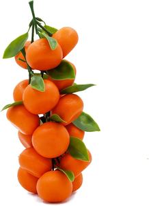 Naranja Artificial Mini Mandarina Plástico Simulación Frutas Modelo Fruta Accesorios para Boda Fiesta Familiar Cocina Decoración - Product Image 3