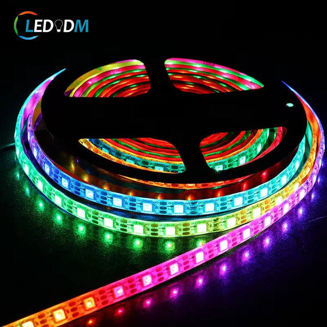 CE ROHS ETL Certified Hot Sale Ws2811 Ws2814A RGB/RGBW Pixel Strip 24v DC 30/60 LEDs/M Addressable Christmas 12mm