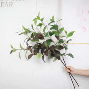 Piante Decorative artificiali di alta qualità vero tocco foglie verdi per interni esterni giardino giardino arredamento professionale - Product Image 4