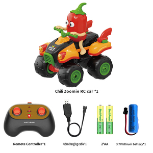 Flytec Y05 Coche de acrobacias RC 2.4G con forma de chile, rotación de 360°, movimiento vertical, coche de juguete con control remoto para niños - Product Image 5