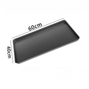 Plaque de cuisson à revêtement antiadhésif rectangulaire de haute qualité, plaque de cuisson, plaque de palette, pour biscuits, <span class=keywords><strong>pizza</strong></span>, pain, prix d'usine - Product Image 4