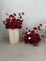 Bolas de Flores de Hortensia de Seda Artificial de Alta Calidad de la Serie Colorida Monet, Estilo Moderno para Centros de Mesa Decorativos para el Día de la Madre