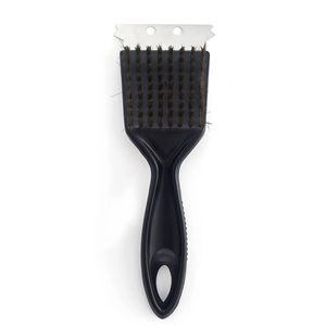 Brosse de nettoyage pour barbecue en acier inoxydable avec grattoir, brosse à poils métalliques pour grille de barbecue extérieure, outil de nettoyage pour grille - Product Image 6