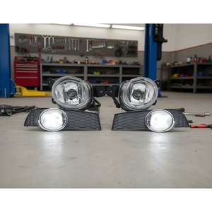 Juego de Faros Antiniebla LED para Chevrolet Aveo 2012-2019, 12V, Nuevo, Kit de Actualización Retrofit, Par con Carcasa Negra y Lente Transparente, Encendido Automático - Product Image 2