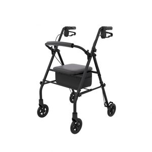 Déambulateur pliable multifonctionnel à quatre roues avec chariot de courses pour personnes âgées, aide à la mobilité - Product Image 1