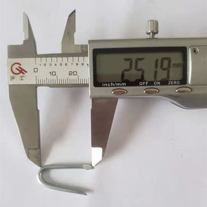 Clous en U Liangyou, matériau Q195, tige lisse, diamètre de la tête 2,2 mm, 2,2x20 mm - Product Image 3