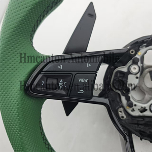 Wholesale High Quality Carbon Fibre Perforated Leather <b>for</b> Audi A3 A4 A4L A5 A7L A8 Q5 Q7 B9 A6 R8 <b>Steering</b> <b>Wheel</b> - Product Image 6