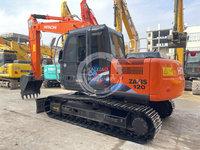 Excavator Bekas Hitachi ZX120 Model 2022, 12 Ton, Crawler Digger, Mesin Hidrolik, Motor Pompa 73KW, Dilengkapi Dozer Blade