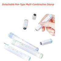 Tampon multi-combinaisons, tampon de check-in, sceau de planificateur quotidien, tampon rotatif détachable, sceau de journalisation, sceau de collection pour fans K-pop
