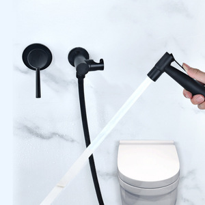 Настенный латунный хромированный набор для биде - Product Image 3