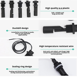 Contrôleur de niveau d’eau industriel intelligent avec capteur à flotteur PP 110V montage latéral interrupteur de niveau - Product Image 5