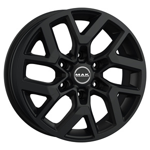 Rines de Aleación MAK F7070GRMB50TR GRAVEL NEGRO MATE 7J17 Et50 6X120 Cb74,5 Índice de Carga 1215 Certificado NADS089 - Product Image 1