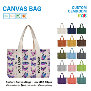 Custom Printing Eco Recycled Cotton <strong>Canvas</strong> Tote Shopping Bags With Pocket for Women Large <strong>Canvas</strong> Grocery <strong>Shopper</strong> Plain Tote Bag - Product Image 6