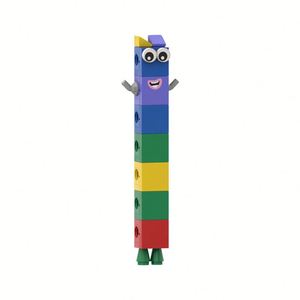 Juguete de Bloques de Construcción Digitales Cuadrados, Superventas Transfronterizo, 10 Figuras Deformables, Rompecabezas Ensamblable con Tarjeta y Gránulos - Product Image 5