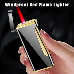 Briquet en métal personnalisé avec logo, rechargeable au gaz, coupe-vent et portable, idéal pour les cadeaux promotionnels - Product Image 2