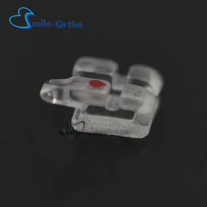 Soportes de cerámica de <span class=keywords><strong>ortodoncia</strong></span> Dental Premium, soportes de zafiro transparente puro, soportes de dientes <span class=keywords><strong>invisibles</strong></span> de alta calidad - Product Image 2