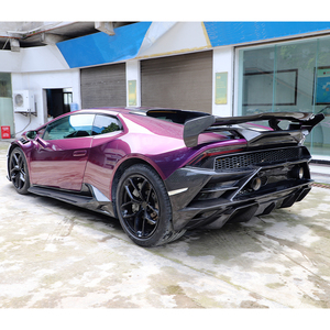 Nuevo Kit de Carrocería EVO RWO de Fibra de Carbono para Huracán 2014-2023, Modificación y Mejora de Automóviles, Parachoques Delantero/Trasero, Alerón Trasero - Product Image 5