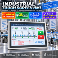 Mochuan économique, HMI PLC 15,6 pouces, garantie de 36 mois, contrôleur logique programmable pour le contrôle industriel Modbus