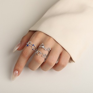 Bagues en argent sterling plaqué or avec zircons et pierres <span class=keywords><strong>de</strong></span> <span class=keywords><strong>naissance</strong></span>, signes du zodiaque, 12 modèles tendance - Product Image 4