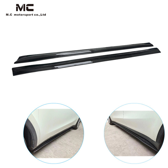Real Carbon Fiber Body Kit Side Skirts for Tesla Model Y 2019-IN