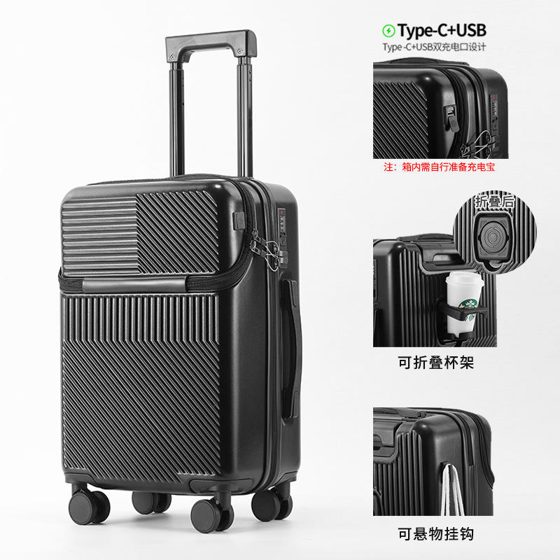 Black-usb cup holder