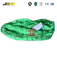 Harga terbaik sabuk Sling Web 10 Ton bulat kustom