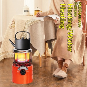 Calentador de Gas para Acampar al Aire Libre, Estufa Portátil de Acero Inoxidable Resistente al Viento para Hacer Té, Hervir <span class=keywords><strong>Agua</strong></span>, Calentar Tiendas de Campaña y Pescar - Product Image 2