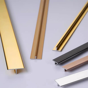 High Quality Aluminum Alloy Modern Edge Trim T-shaped Waterproof Self-adhesive <b>Tile</b> Accessories for Home Wall Corners - Product Image 3