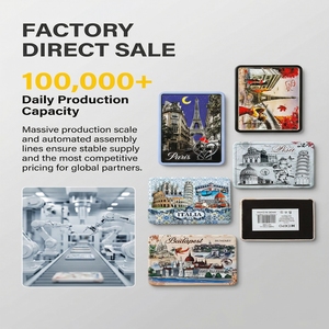 Magnete per Frigorifero in Metallo Personalizzato, Regalo Souvenir Elegante, per il Mercato Turistico Mondiale, Distribuzione per Catene di Negozi - Product Image 3