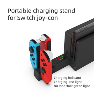 4 cổng Nitendo chuyển Trạm Sạc Dock cho nintend chuyển joncon điều khiển sạc đứng - Product Image 3