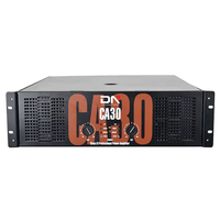 CA + 30 3U 1600w classe H 2 ch 2 deux canaux CA30 pont stéréo mono puissance coda line array emotiva ma série amplificateur