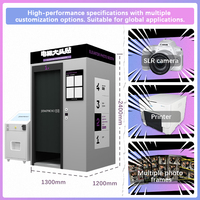 JIPAI 2026 Nouvelle Cabine Photo à Angle Élevé de Type Ascenseur avec Impression Instantanée et Éclairage LED
