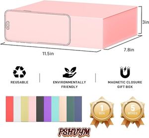 กล่องกระดาษแม่เหล็กแข็งสีดำสำหรับเด็กเล็กพับได้กระดาษแข็งแบบพับได้พับได้สำหรับขนาดเล็ก - Product Image 5