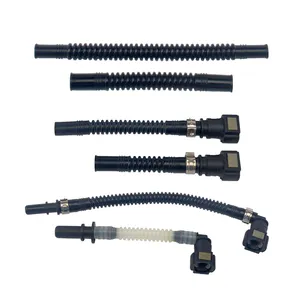 Factory Direct Sale Black Fuel Line Flexible Pipe Corrugated Hose And Fuel Line Tube