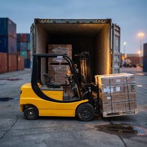 Mini <span class=keywords><strong>chariot</strong></span> élévateur électrique portable, <span class=keywords><strong>chariot</strong></span> élévateur à batterie, petite taille, corps compact, prix d'usine pour atelier, magasin, déplacement de marchandises en intérieur - Product Image 2