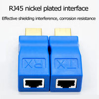 HD RJ45 Network LAN Extender 30M Konverter Kabel 1080P Splitter Repeater Cat 5e Cat 6 Adaptor Aksesori 30M LAN Extender HD HDTV