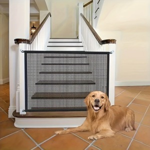 Valla retráctil para puerta de mascotas, vallas para perros y gatos, escalera interior, pasarela, Red de aislamiento, valla de seguridad, productos para mascotas - Product Image 2