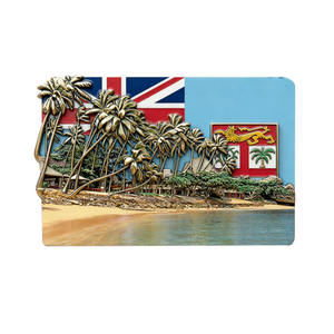 Fiji แม่เหล็กติดตู้เย็นที่เปิดขวดที่เปิดแบบแม่เหล็กสำหรับนักท่องเที่ยวของสะสมของที่ระลึกในเมืองสติกเกอร์ติดตู้เย็นที่แข็งแรง - Product Image 2