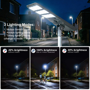 Lámpara Solar LED para Exteriores Integrada de Alta Potencia con Sensor KCD, Impermeable IP65, para Carreteras y Calles, 100w 200w 300w 500w - Product Image 4