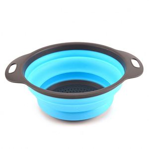 <b>Plastic</b> Folding Drain <b>Basket</b> Steamer for Vegetables and Fruits Wash Bowl Storage <b>Baskets</b> - Product Image 5