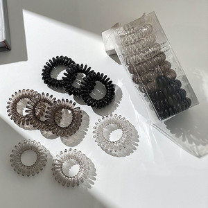 ยางรัดผมแบบเกลียว <span class=keywords><strong>Invisibobble</strong></span> Traceless ยืดหยุ่น แข็งแรง สำหรับทุกสภาพผม ใช้ได้ทั้งผู้หญิงและผู้ชาย แพ็ค 8 ชิ้น (สีใสและสีน้ำตาล) - Product Image 4