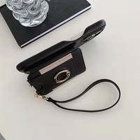 Funda Multifuncional de Cuero para Teléfono Móvil con Ranuras para Tarjetas, Soporte y Correa para iPhone 15 16 17 Pro Max y Samsung